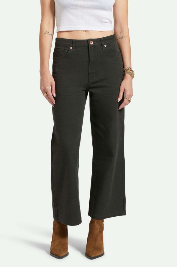 Margo Cropped 5-Pocket Pant - Washed Black - Image 6