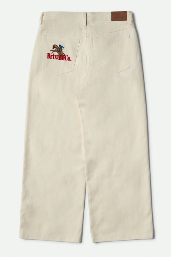 Margo Cropped 5-Pocket Pant - Off White - Image 8