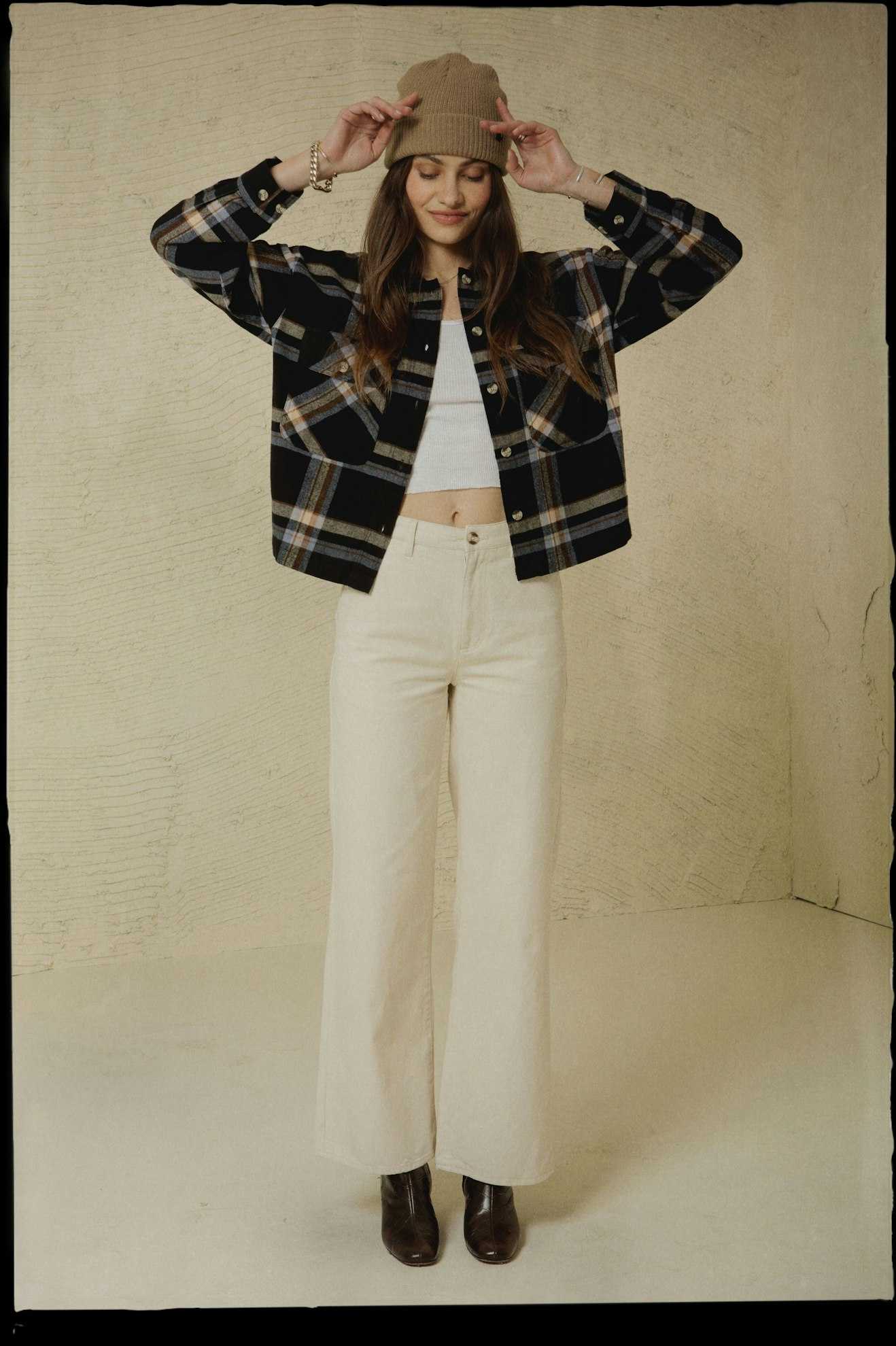 Victory Full Length Wide Leg Pant - Natural - Image 3