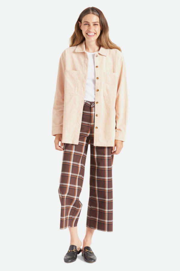 Victory Wide Leg Pant - Seal Brown - Image 3