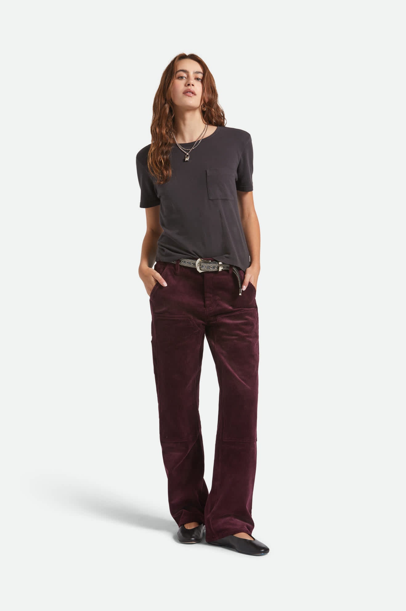 Essex Patched Painter Pant - Port - Image 9